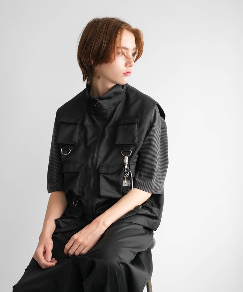 LUXURY MATERIAL MULTI TECH VEST by LIMONTA ITAL