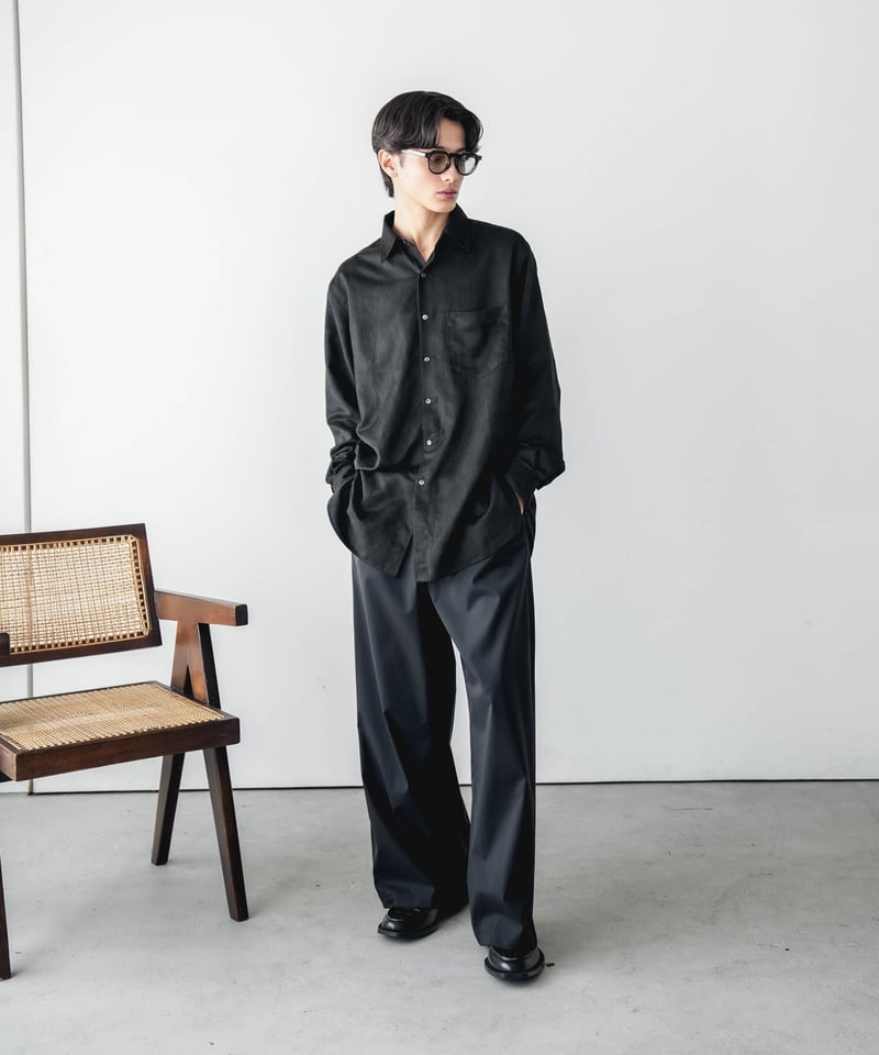 SEA ISLAND MICROFIBER SUEDE SHIRT | CTHY
