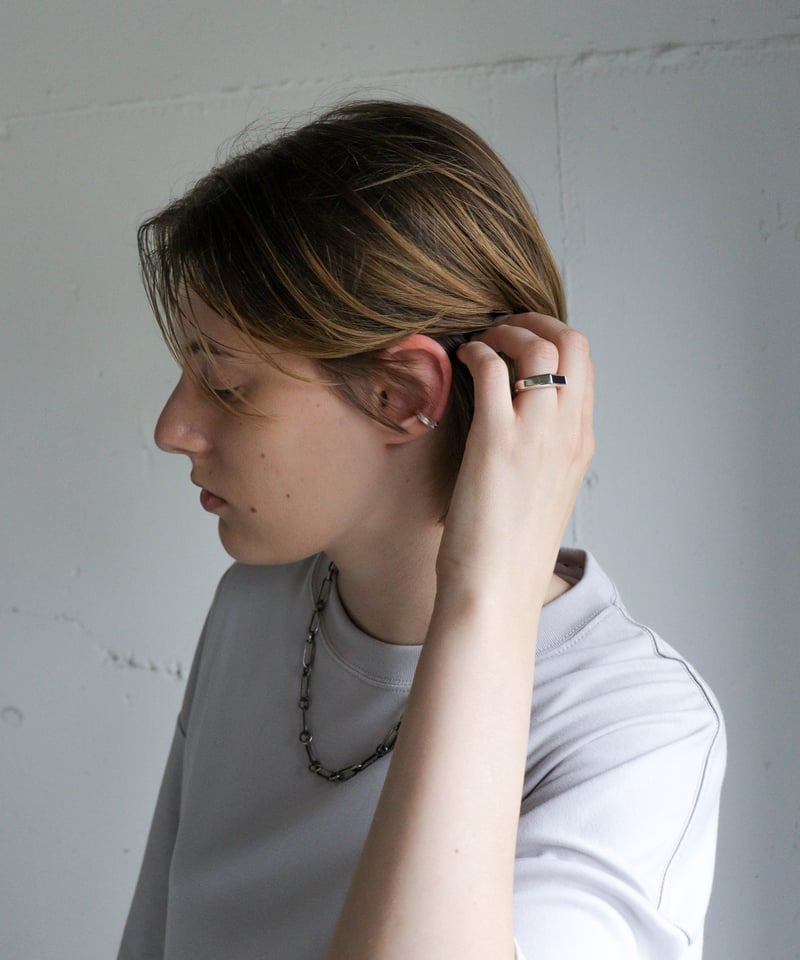 【CTHY】CTHY RING ［BLACK AGATE］5号(ピンキー) CTHY RING [BLACK AGATE] | CTHY