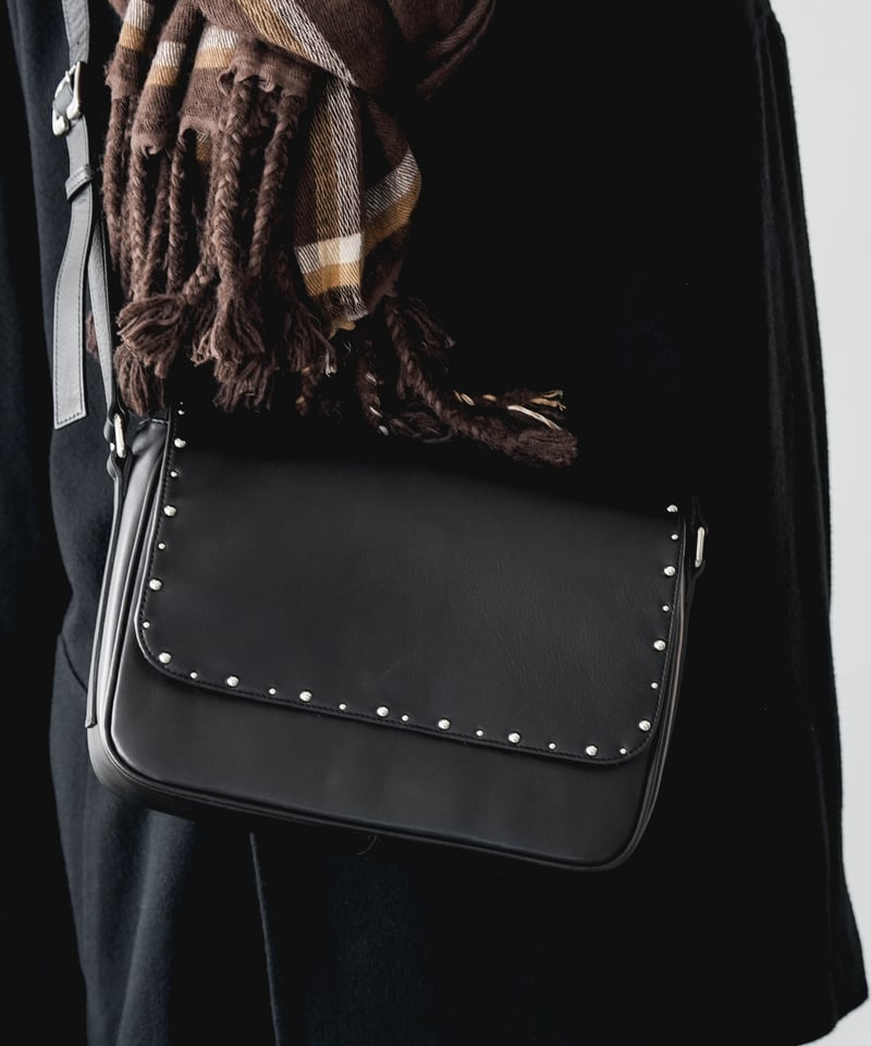 18 【CTHY＋Rich I】LEATHER STUDS BAG by Annonay |