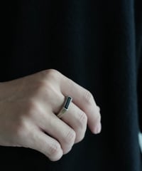 CTHY RING [BLACK AGATE]
