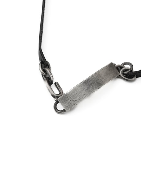 GUIDI LEATHER PLATE BRACELET by artisan
