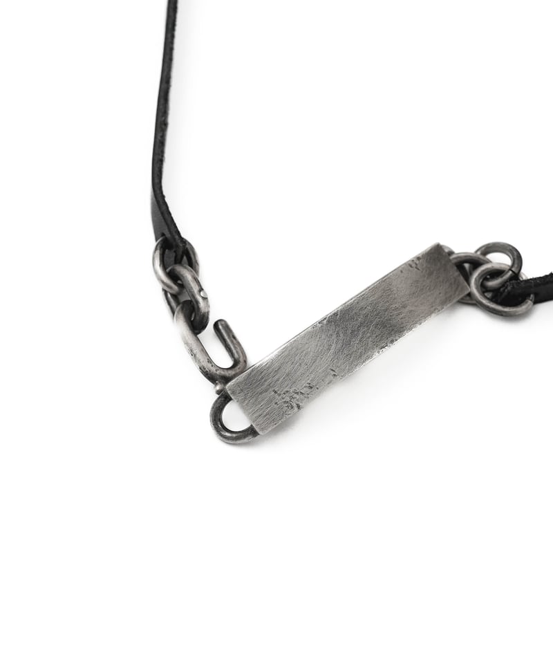 GUIDI LEATHER PLATE BRACELET by artisan | CTHY