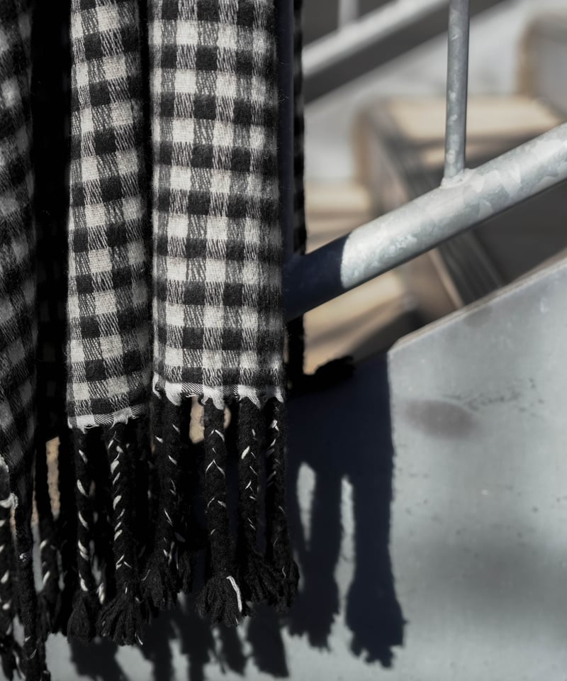 CTHY】YAK WOOL FRINGE STOLE【サンプル】