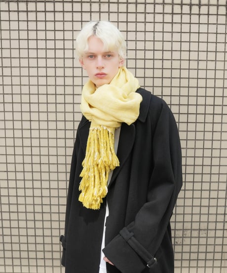 HIGH-END YAK WOOL FRINGE STOLE