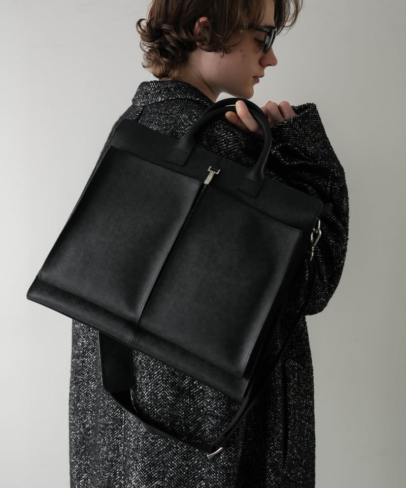 CTHY+Rich I】SAFFIANO LEATHER HELMET BAG [OFFIC CTHY+Rich I】SAFFIANO LEATHER HELMET BAG [OFFIC