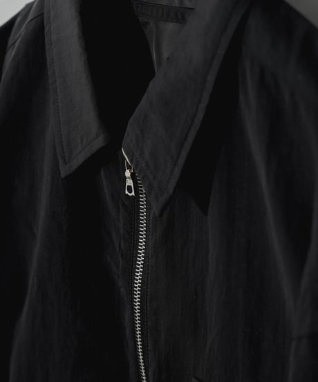 LUXURY MATERIAL LIMONTA NYLON riri-ZIP SHIRTS JACKET