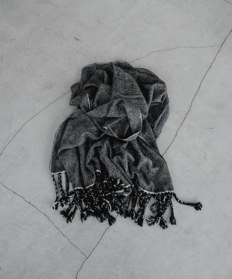 HIGH-END YAK WOOL FRINGE STOLE