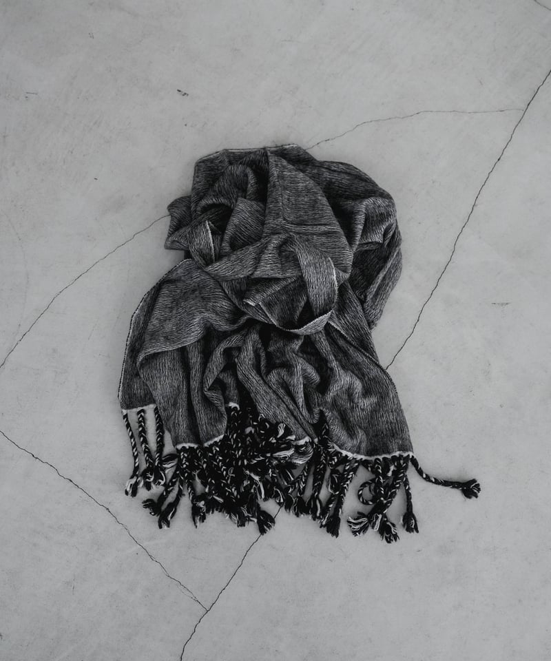 HIGH-END YAK WOOL FRINGE STOLE | CTHY