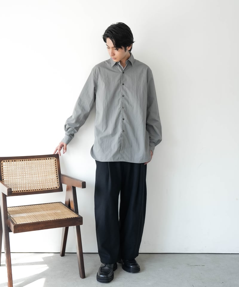 CTHY Super140'sJackalWOOL SOUTAIN COLLAR CTHY Super140'sJackalWOOL