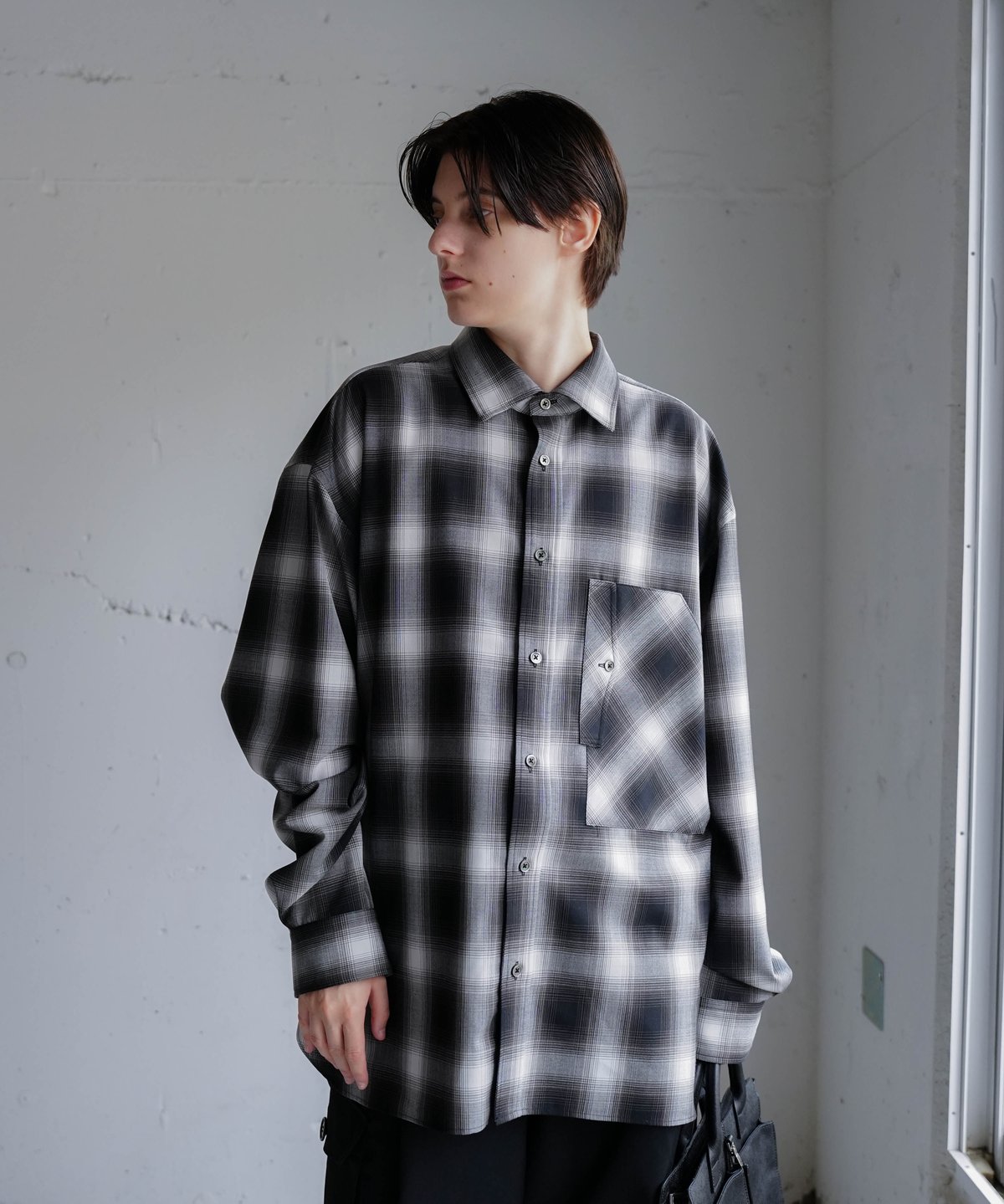 CTHY+no.】 OVERSIZE OMBRE CHECK SHIRTS | CTHY CTHY+no.】 OVERSIZE OMBRE CHECK SHIRTS | CTHY