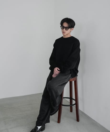 【CTHY + VEIN】 LUXURY MATERIAL SUVIN PLATINUM LONG SLEEVE CUTSEW