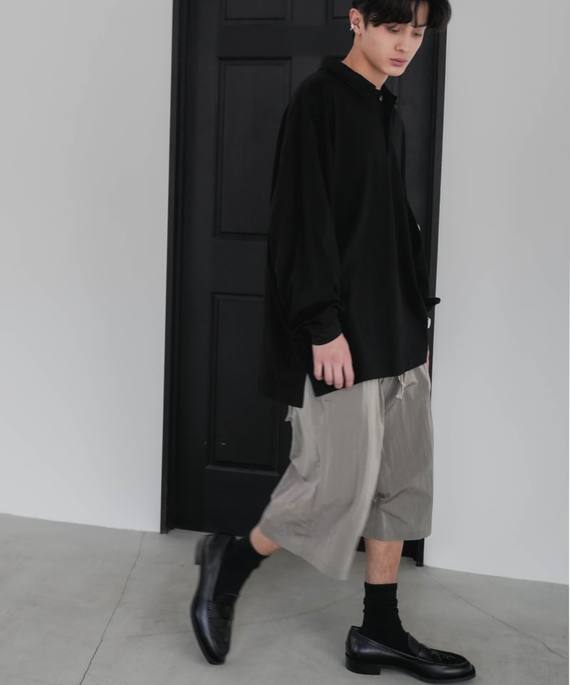 LUXURY MATERIAL LIMONTA ITALY SAROUEL HALF PANT