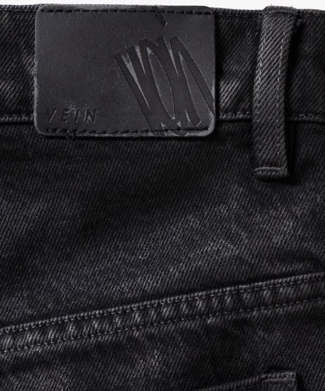 [VEIN27SS] 11oz DENIM COATED LAYERED BAGGY JEANS
