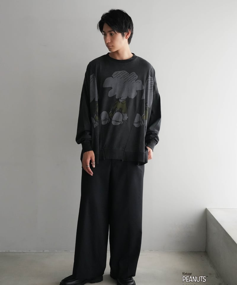 CTHY+PEANUTSxDISCOVERED】PIGMENT DYED MOCKNECK 【新品】cthy HIGH-END MOCKNECK CUTSEW