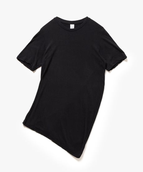 [VEIN27SS] TWISTED NOIL SILK JERSEY S/S CURVE TEE