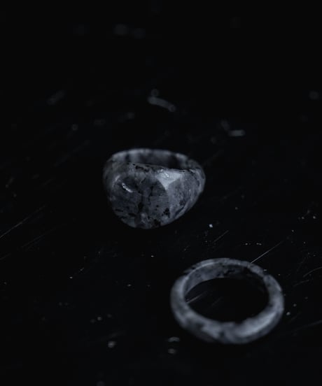 LUXURY MATERIAL ALL STONE RING "DOME"