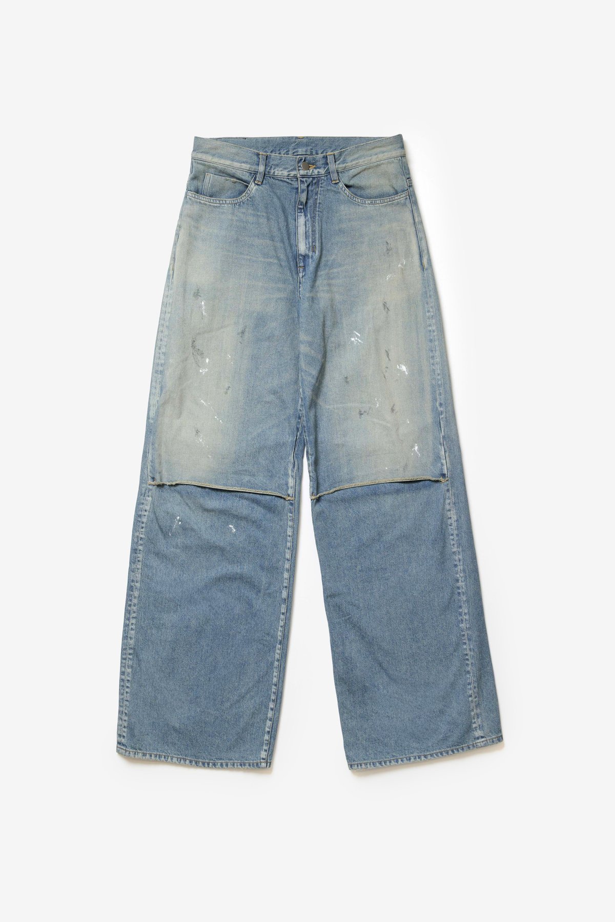 VEIN26AW]11OZ DENIM CUTOFF BAGGY JEANS | CTHY