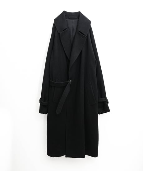 LUXURY MATERIAL TIELOCKEN COAT by Super140’s Jackal WOOL