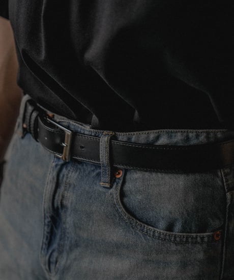 LUXURY MATERIAL CLASSIC Annonay LEATHER BELT