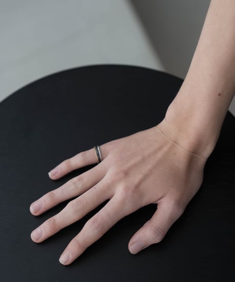 LAYER PINKY RING Silver950 × K10 [3連]