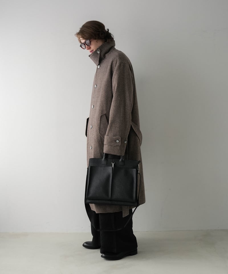 CTHY+Rich I】SAFFIANO LEATHER HELMET BAG [OFFIC CTHY+Rich I】SAFFIANO LEATHER HELMET BAG [OFFIC