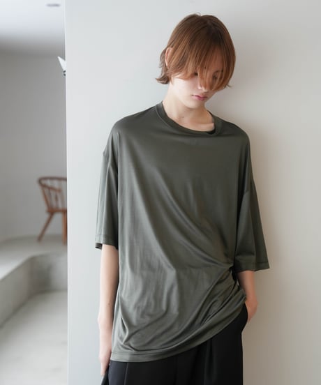SILK 100% OVERSIZE TEE