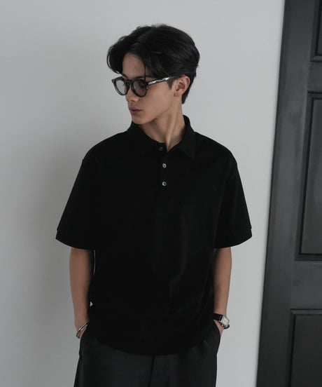 LUXURY MATERIAL SUVIN PLATINUM POLO SHIRT