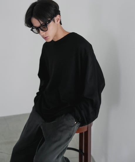 【CTHY + VEIN】 LUXURY MATERIAL SUVIN PLATINUM LONG SLEEVE CUTSEW