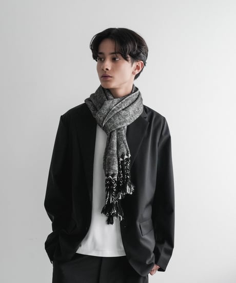 HIGH-END YAK WOOL FRINGE STOLE