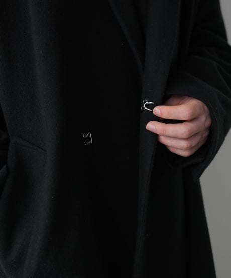 LUXURY MATERIAL CHESTER COAT by Super140’s Jackal WOOL / TWEED