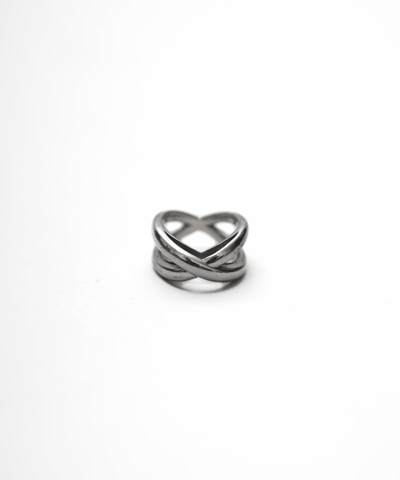 アクセサリー CTHY CROSS ROAD RING RHODIUM SILVER CROSS ROAD RING | CTHY