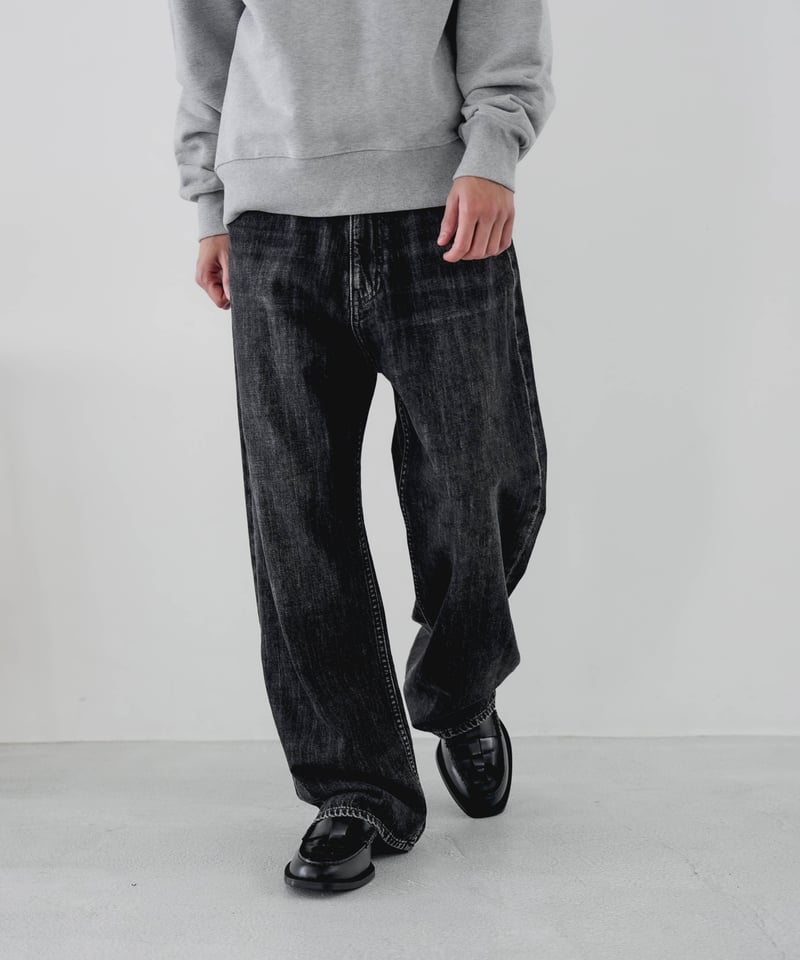 超甘撚り VINTAGE BAGGY JEANS by KUROKI | CTHY