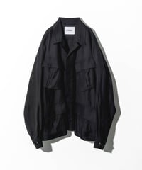 HIGH-END VISCOSE LINEN DRAPE FATIGUE JACKET