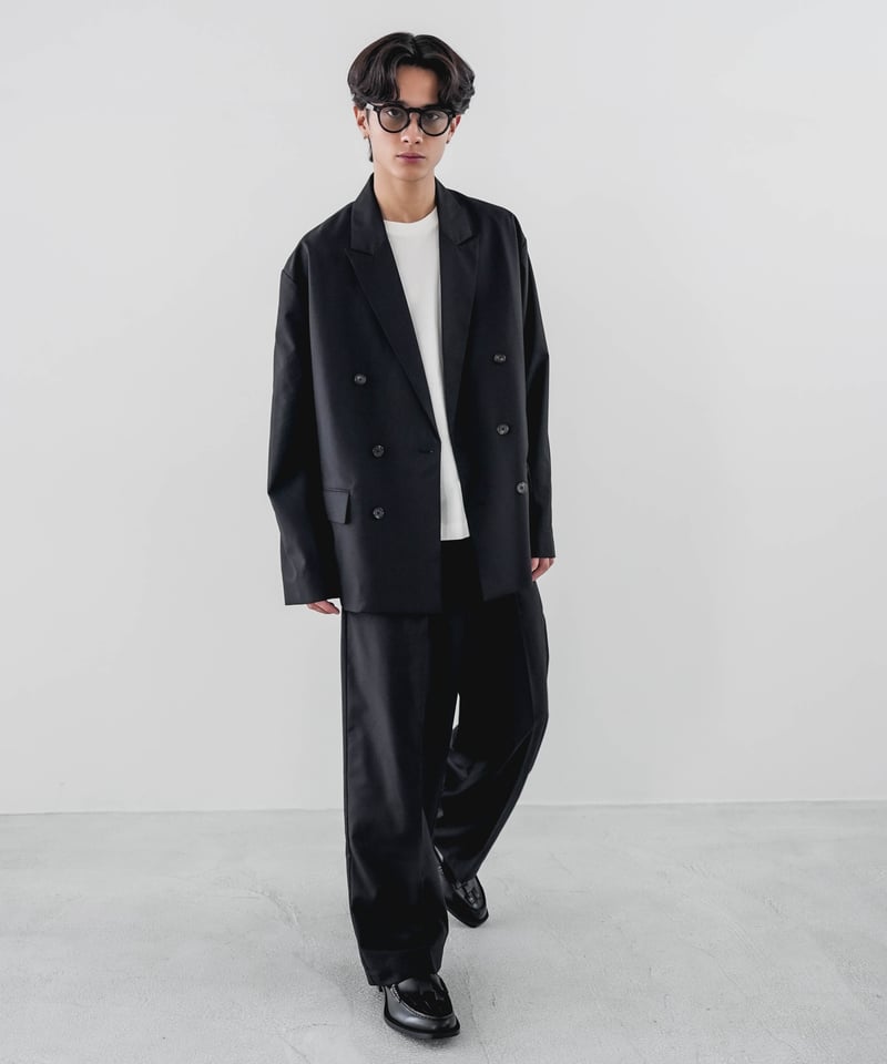 ジャケット・アウター [21AW] PE TWILL DOUBLE BREASTED JACKET TWILL DOUBLE BREASTED JACKET | CTHY