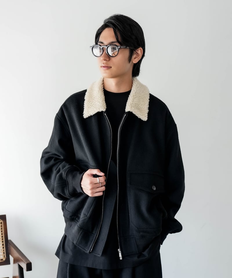 CTHY LUXURY MATERIAL G-1JACKET Mサイズ LUXURY MATERIAL G-1 JACKET by WOOL CASHMERE | CTHY