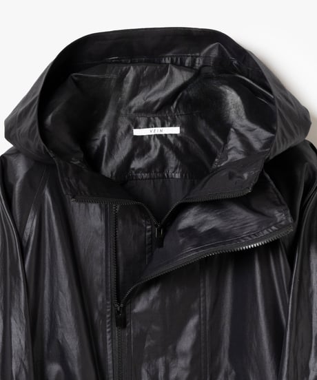 [VEIN27SS] T/C GLOSSY TAFFETA DOUBLE-ZIP ANORAK BLOUSON