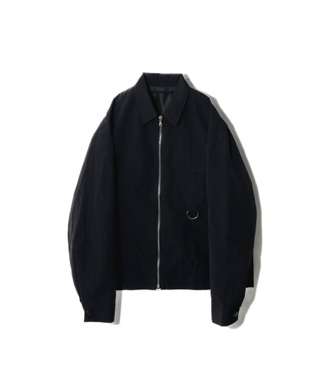LUXURY MATERIAL LIMONTA NYLON riri-ZIP SHIRTS JACKET
