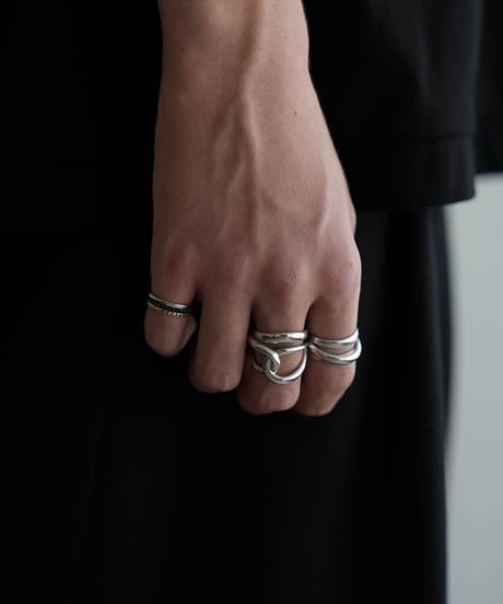 LAYER PINKY RING Silver950 × K10 [3連]