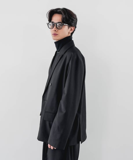 TWILL DOUBLE BREASTED JACKET