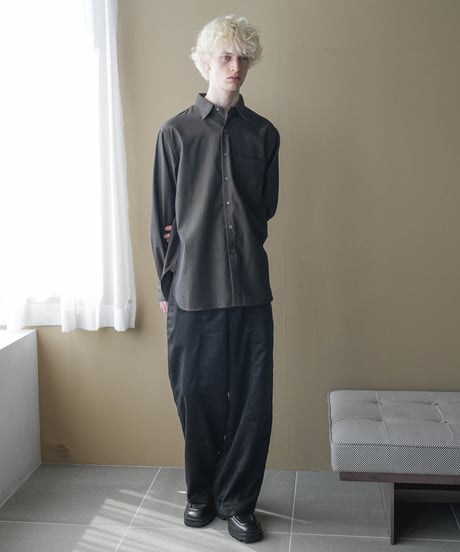 LUXURY MATERIAL BISHU WOOL SHIRT
