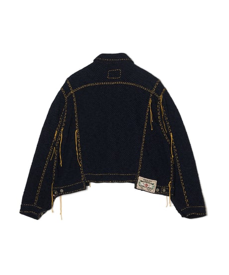 [DISCOVERED27SS] gim Ex KNIT BLOUSON