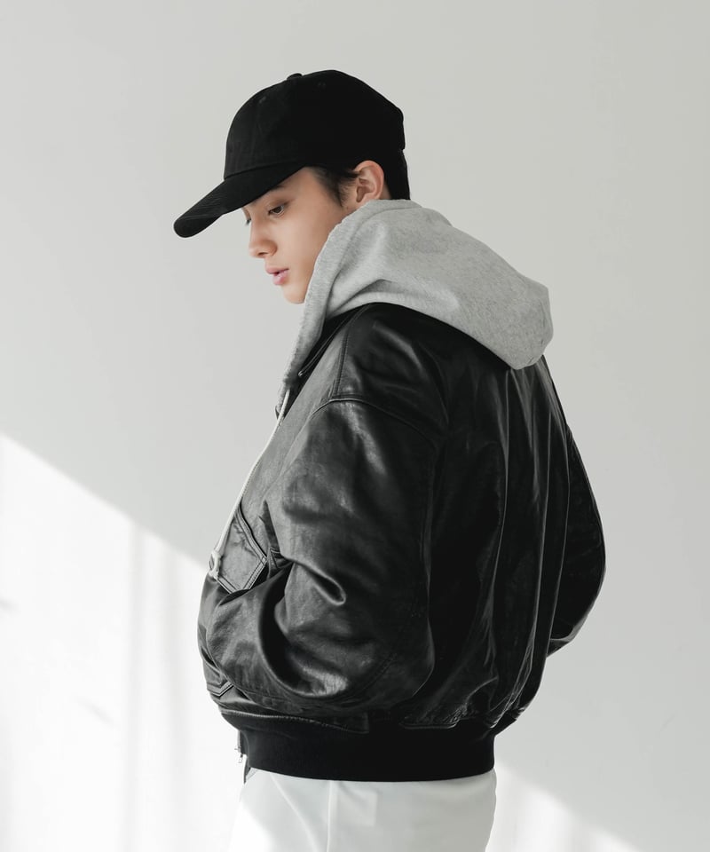 VINTAGE COW LEATHER BLOUSON | CTHY