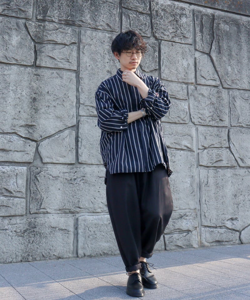 シャツ【RePLAY×no.】OVERSIZE STRIPE SHIRTS