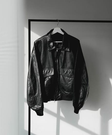 VINTAGE COW LEATHER BLOUSON