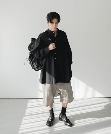 LUXURY MATERIAL LIMONTA ITALY SAROUEL HALF PANTS