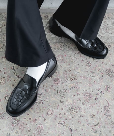 BRAIDED LEATHER LOAFER