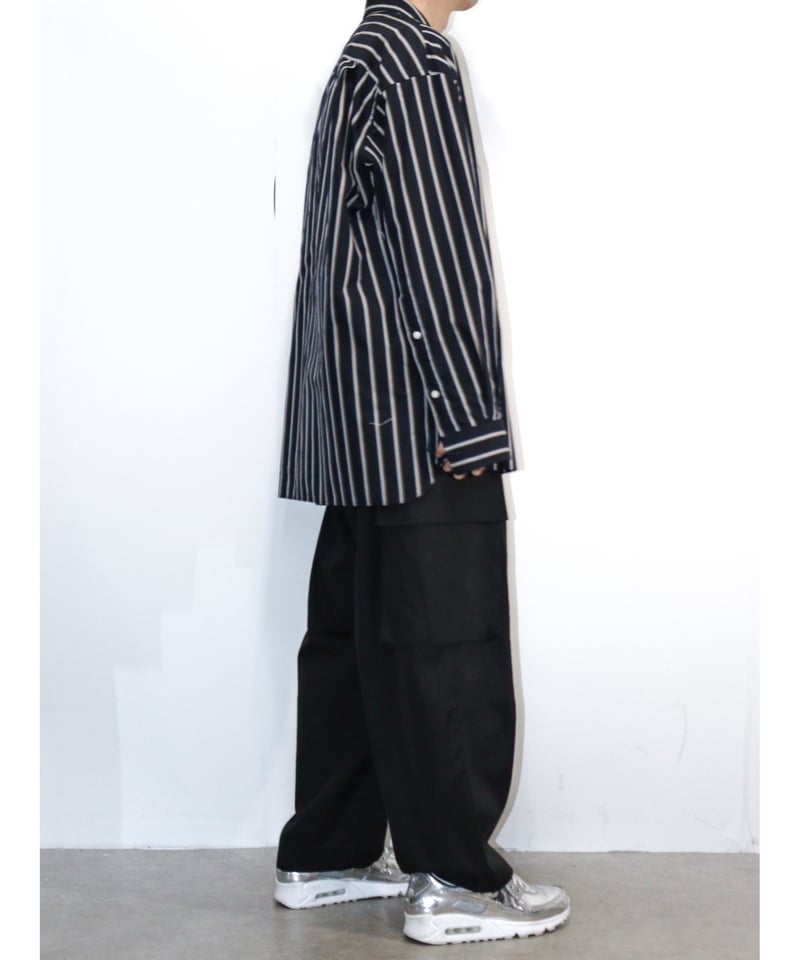 【RePLAY×no.】OVERSIZE STRIPE SHIRTS サイズ2 CTHY＋no.】OVERSIZE STRIPE SHIRTS | CTHY
