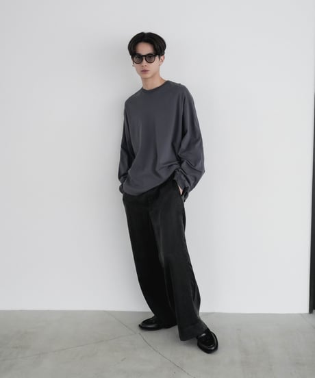【CTHY + VEIN】 LUXURY MATERIAL SUVIN PLATINUM LONG SLEEVE CUTSEW