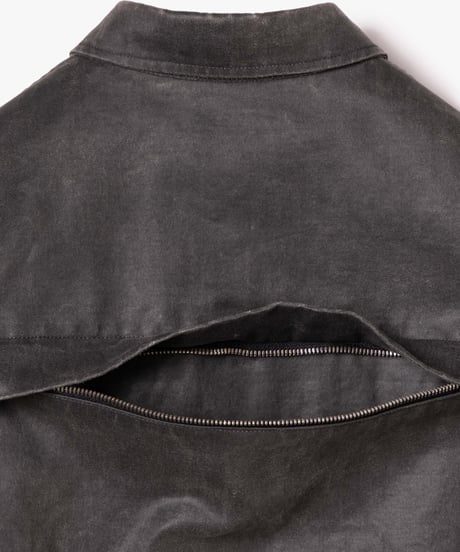 [VEIN27SS] CRACK COATING CLOTH SHIRT BAG